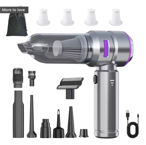 2-in-1 Portable Car Vacuum
