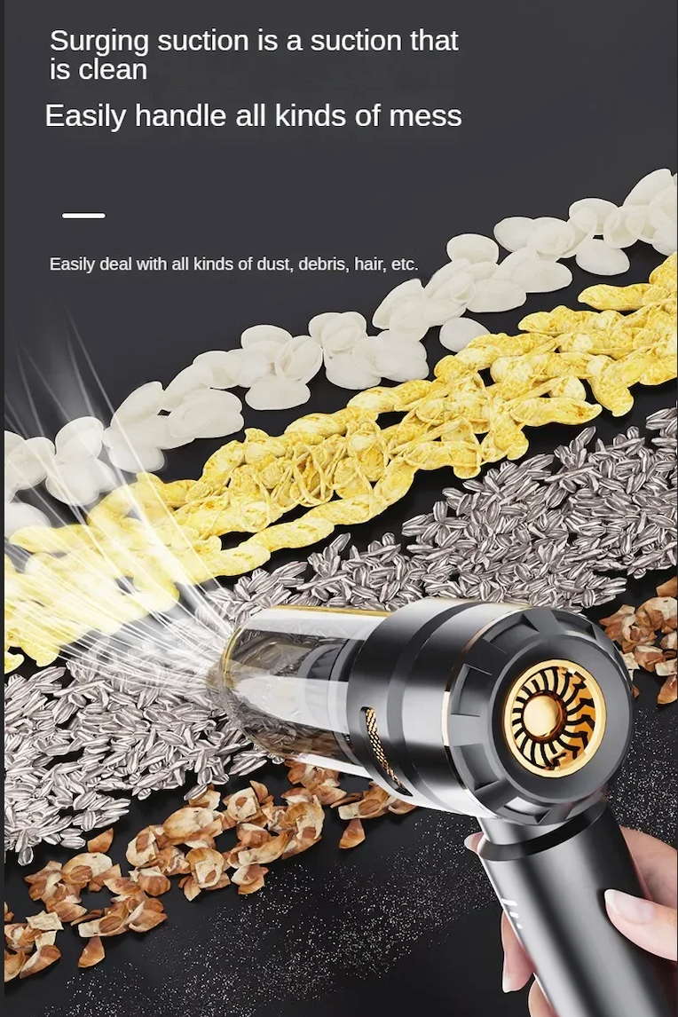 2-in-1 Portable Car Vacuum