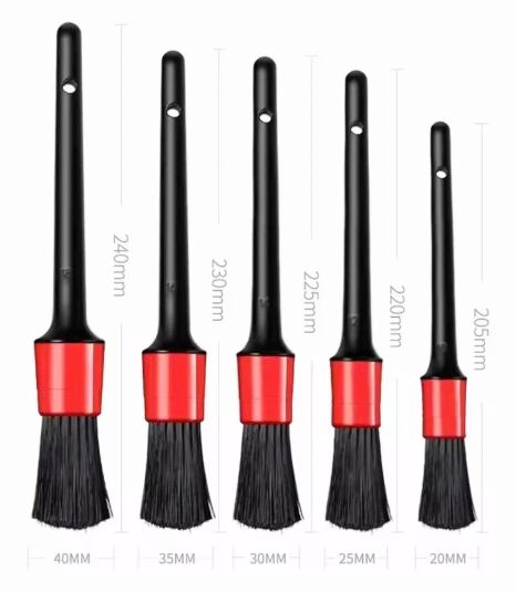Interior Detailing Brushes - 5 Pack