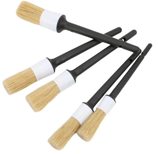 Interior Detailing Brushes - 5 Pack