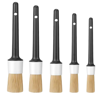 Interior Detailing Brushes - 5 Pack